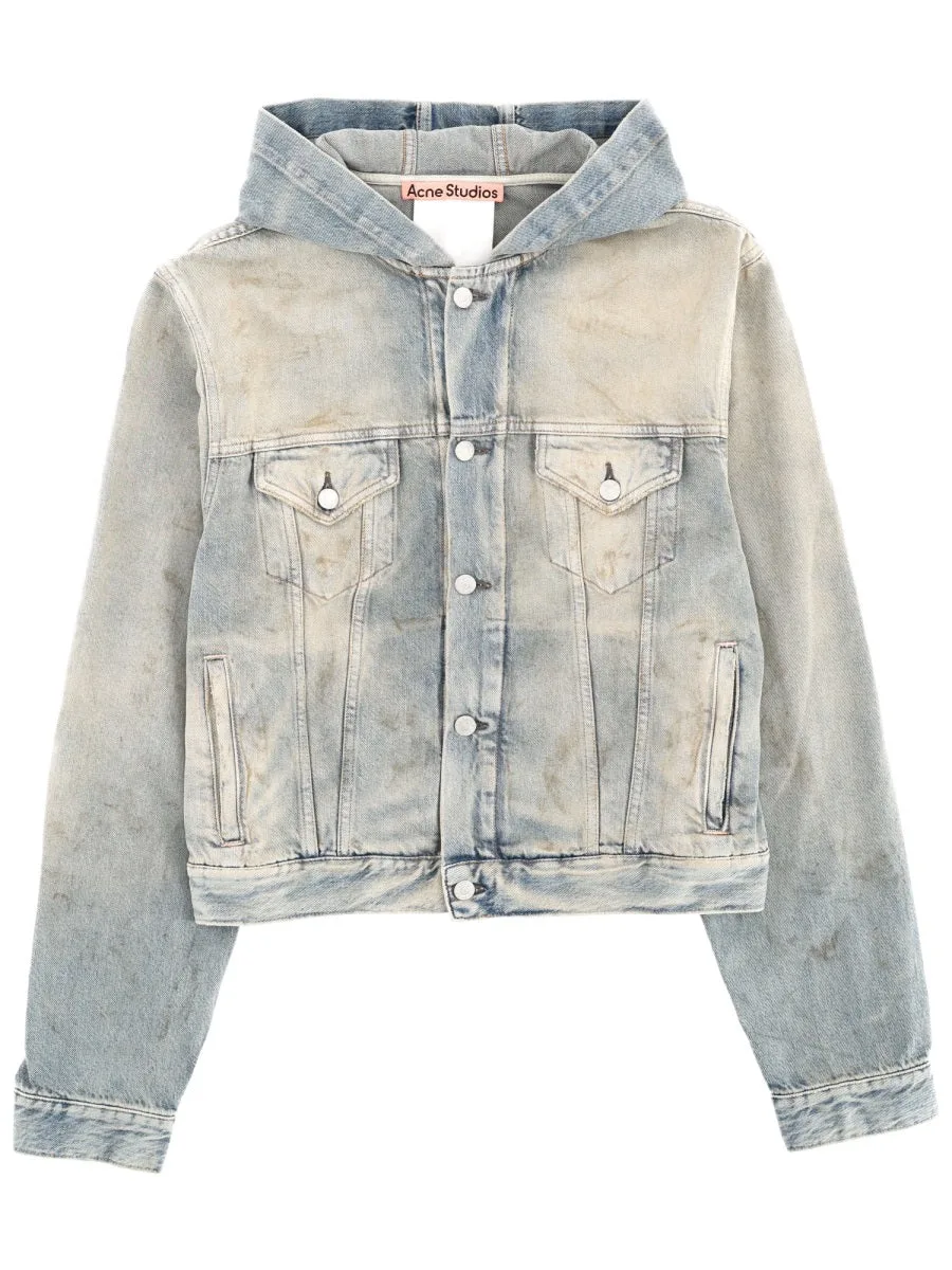 Organic Cotton Hooded Jacket by Acne Studios