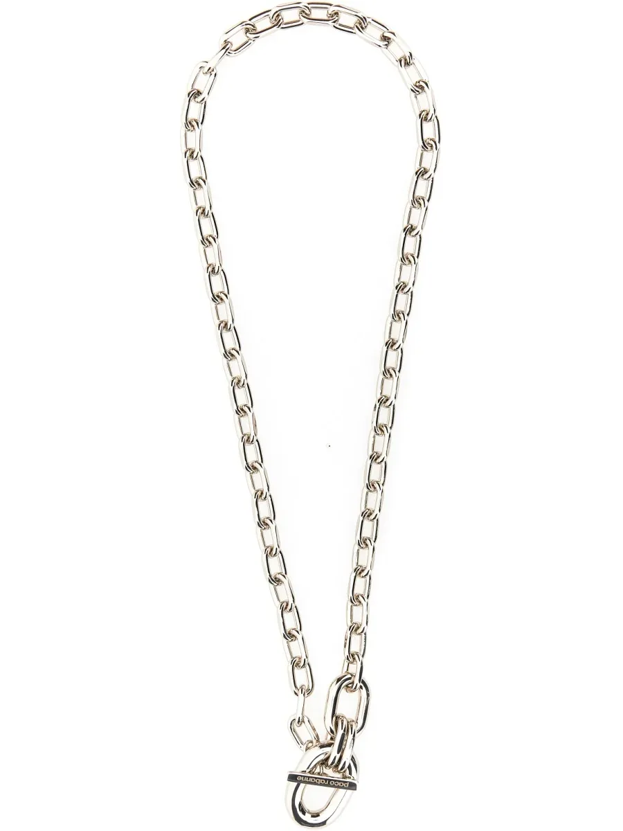 Pendant Aluminium Necklace by Rabanne