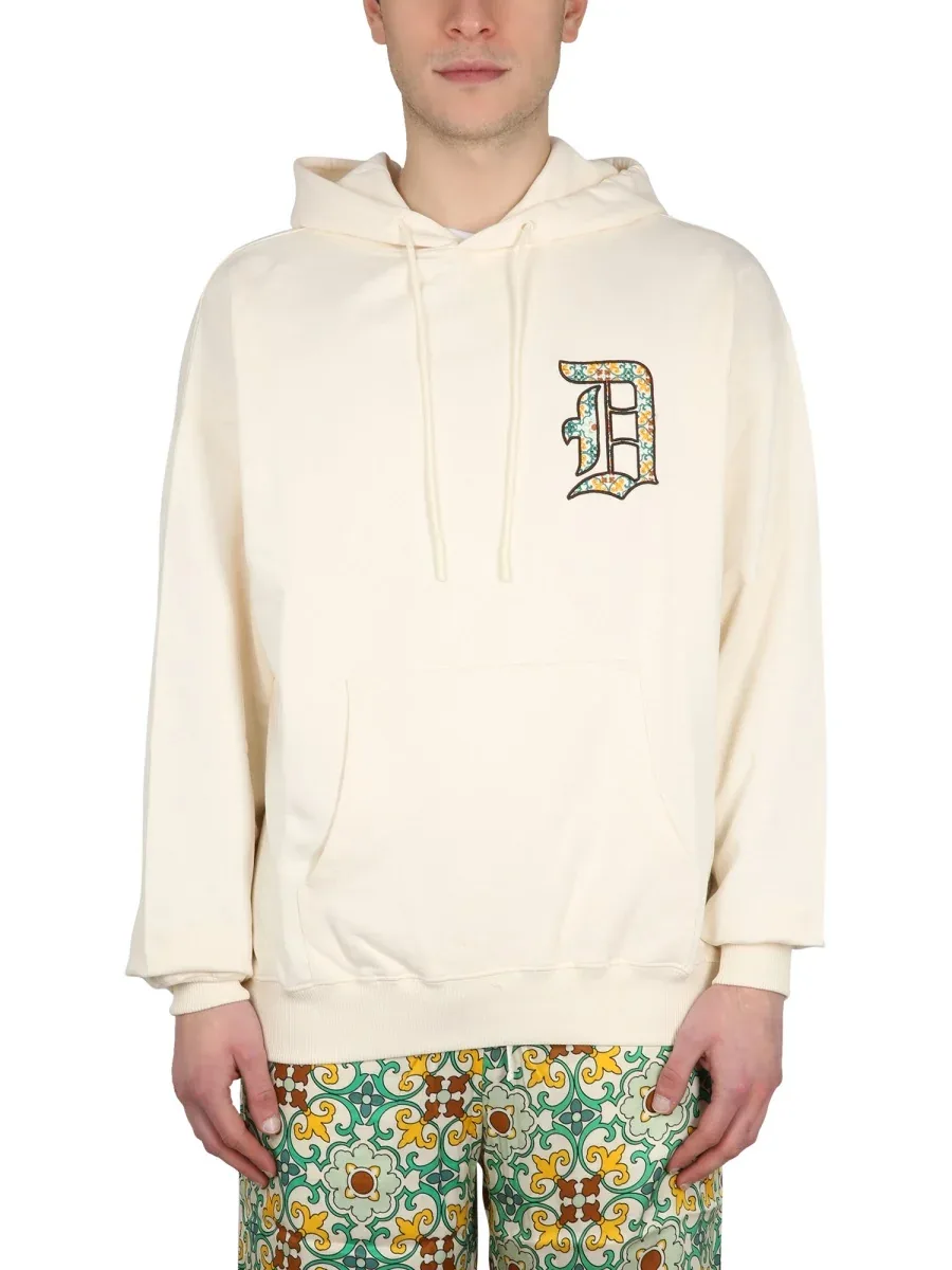 Logo-Embroidered Hooded Sweatshirt by DrôLe De Monsieur