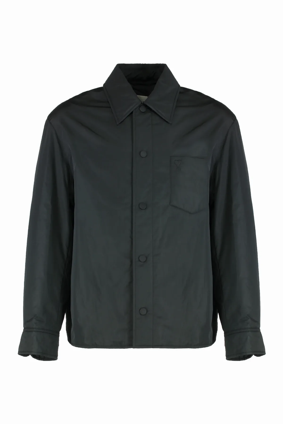 Padded Nylon Overshirt by AMI Paris