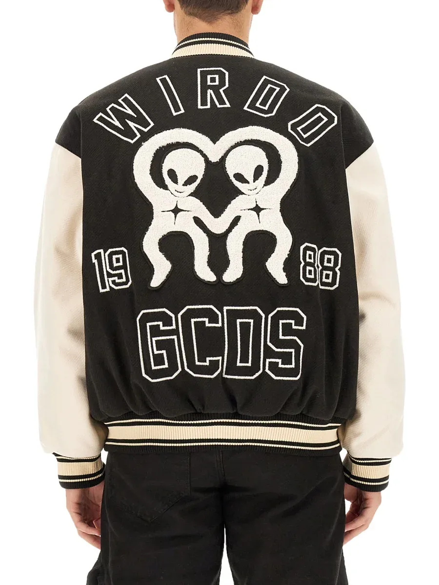 Varsity Bomber Jacket by GCDS