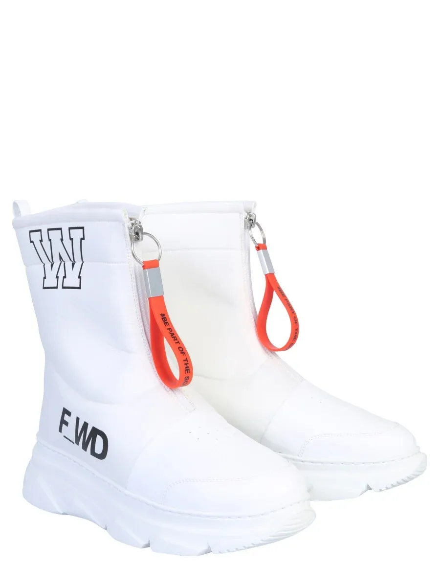 Leather with Rubber Sole Boot by Forward