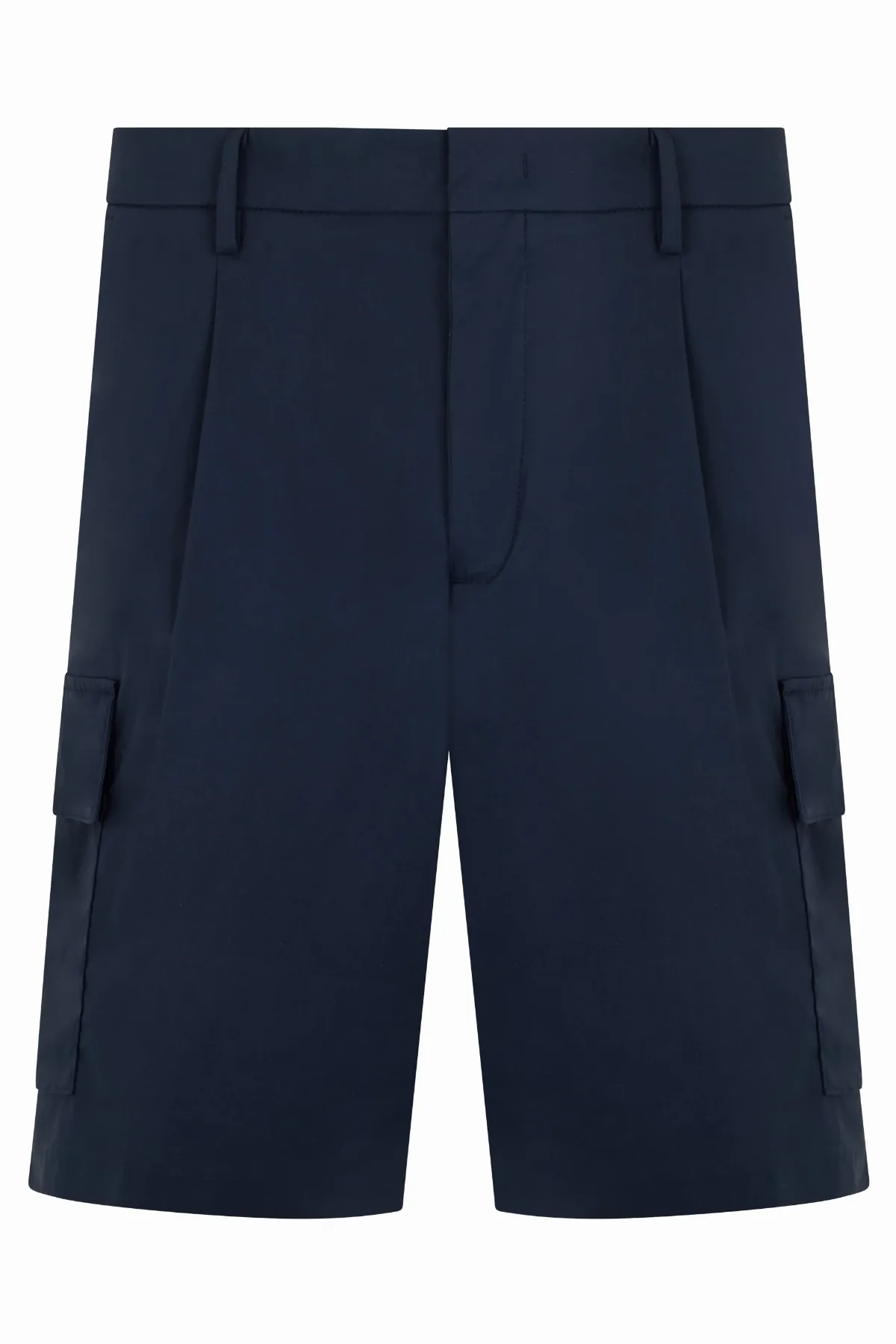 Gabardine Cotton Cargo Shorts by K-way