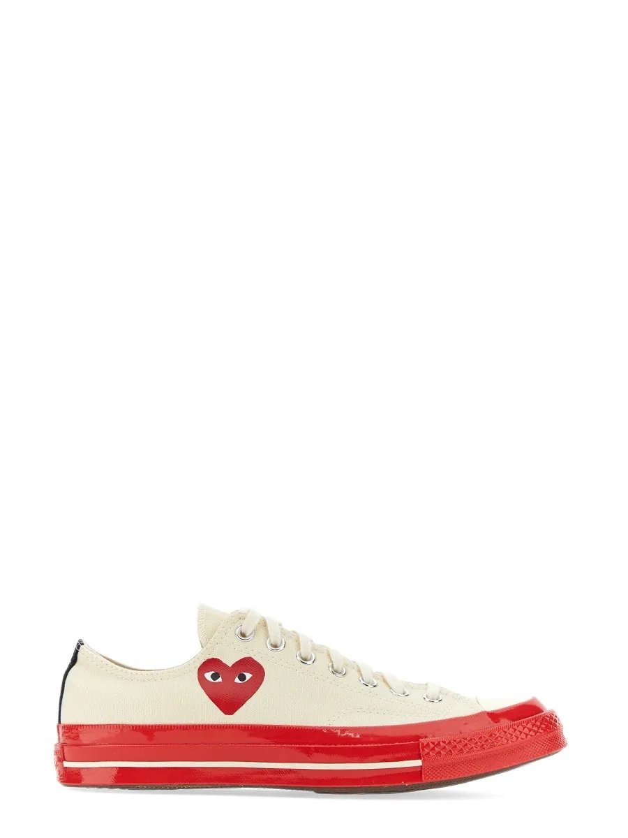 Heart Print Cotton Sneaker by Converse
