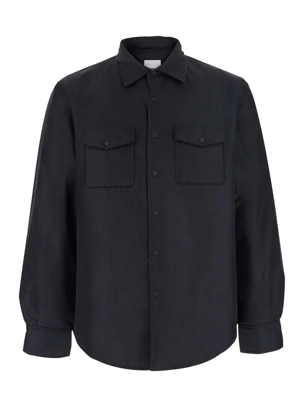 High-Collar Tech Fabric Jacket