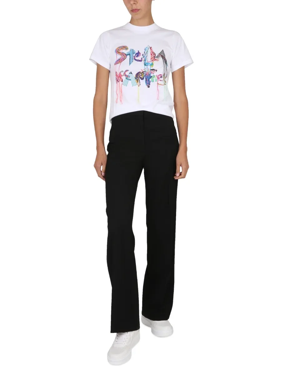 Logo Print T-Shirt by Stella Mccartney