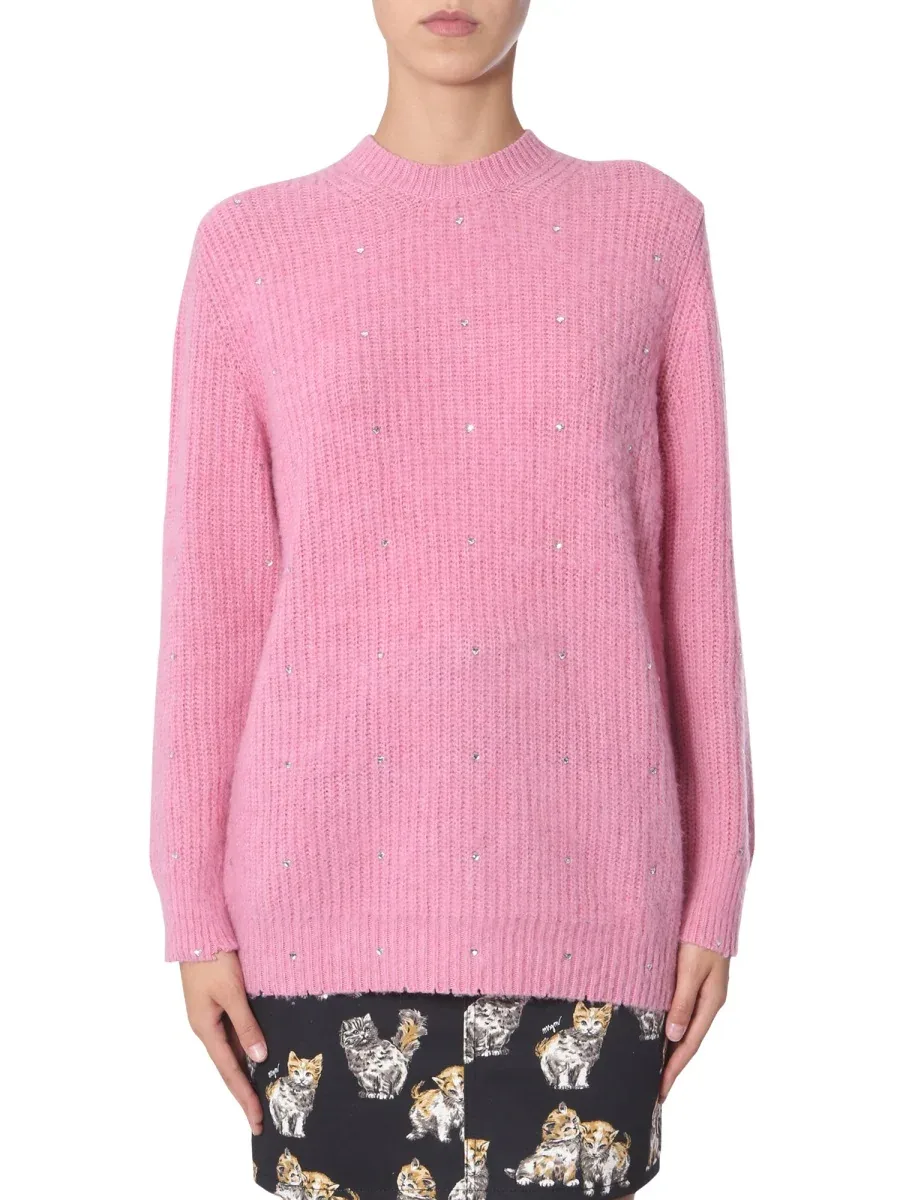 Crew Neck Sweater by MSGM