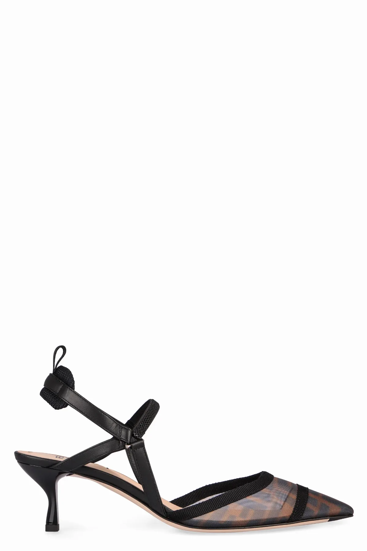 Pointy-Toe Stiletto Slingback Heel by Fendi