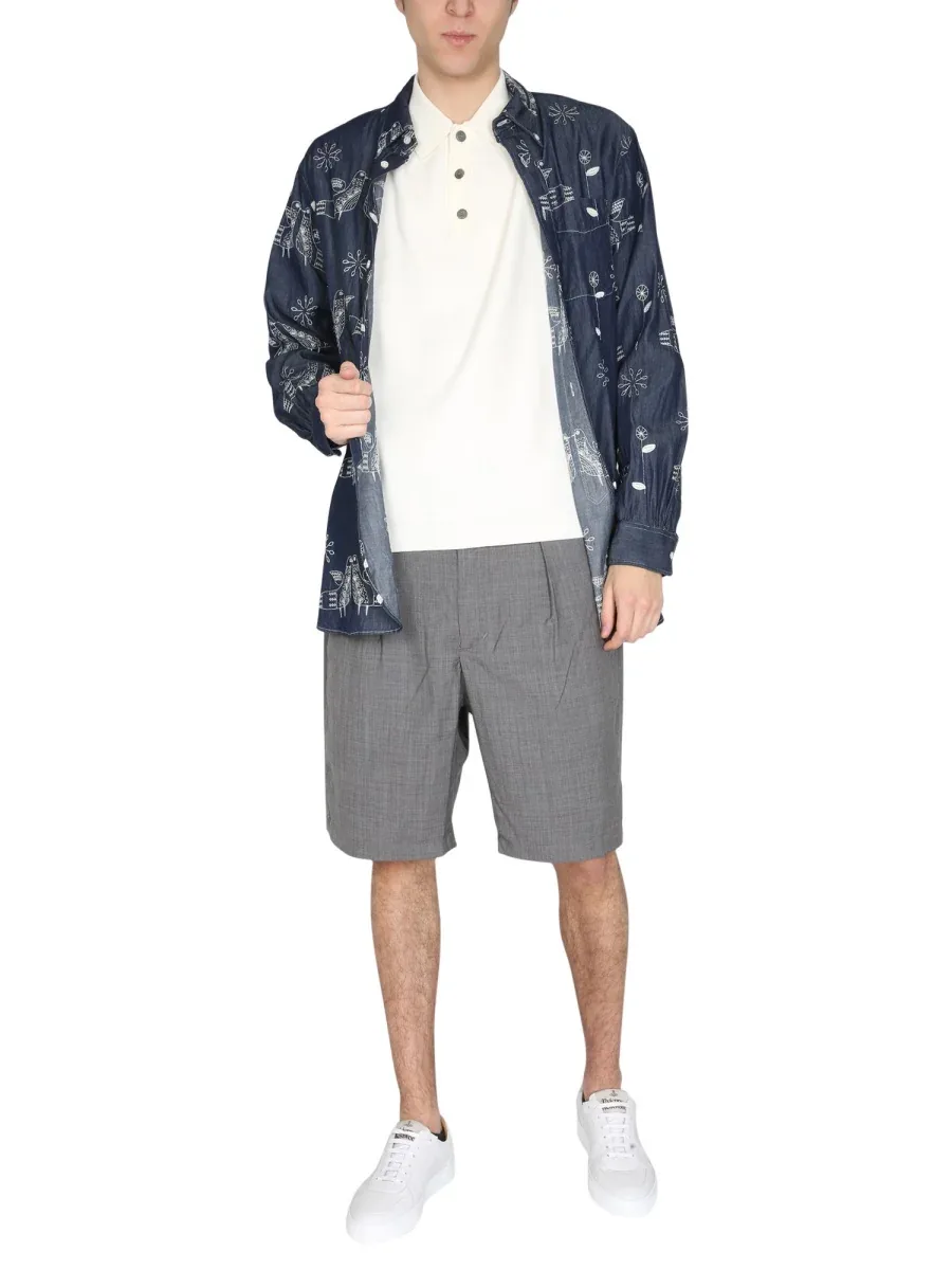 Bird Embroidery Shirt by Engineered Garments