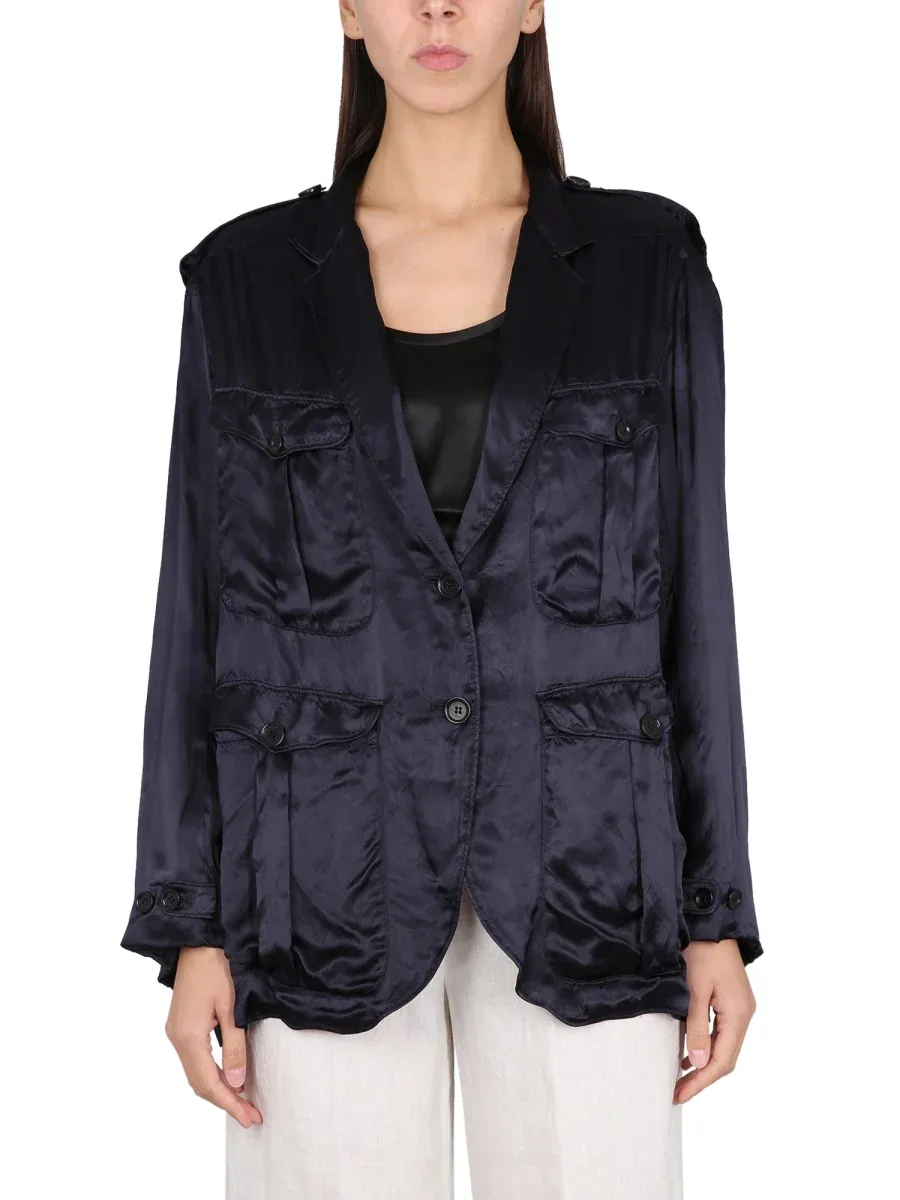 Tooth Reves Single-Breasted Jacket by Aspesi