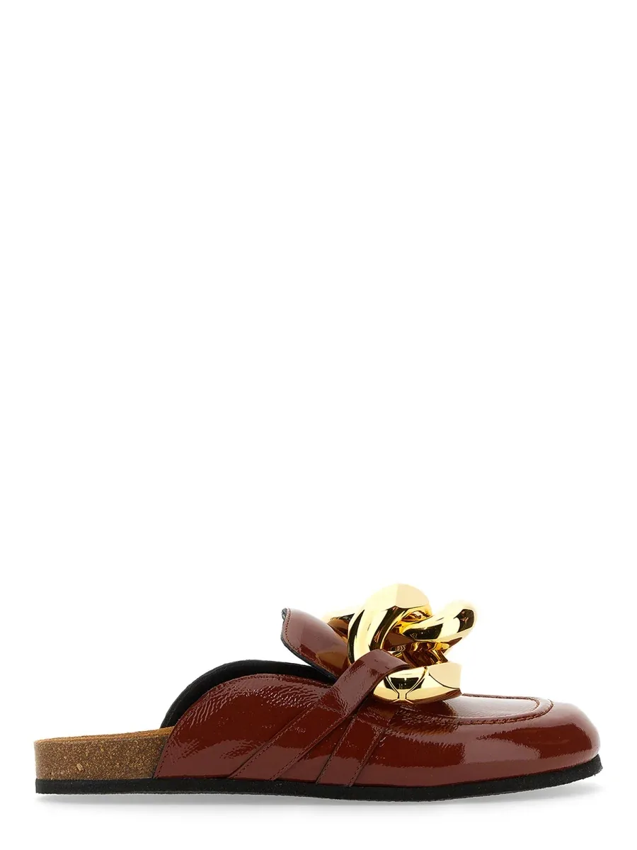 Chain Leather Mule Sandal by JW Anderson