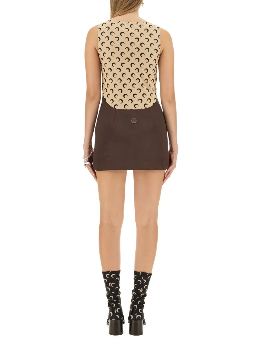 Recycled Polyester Mini Dress by Marine Serre