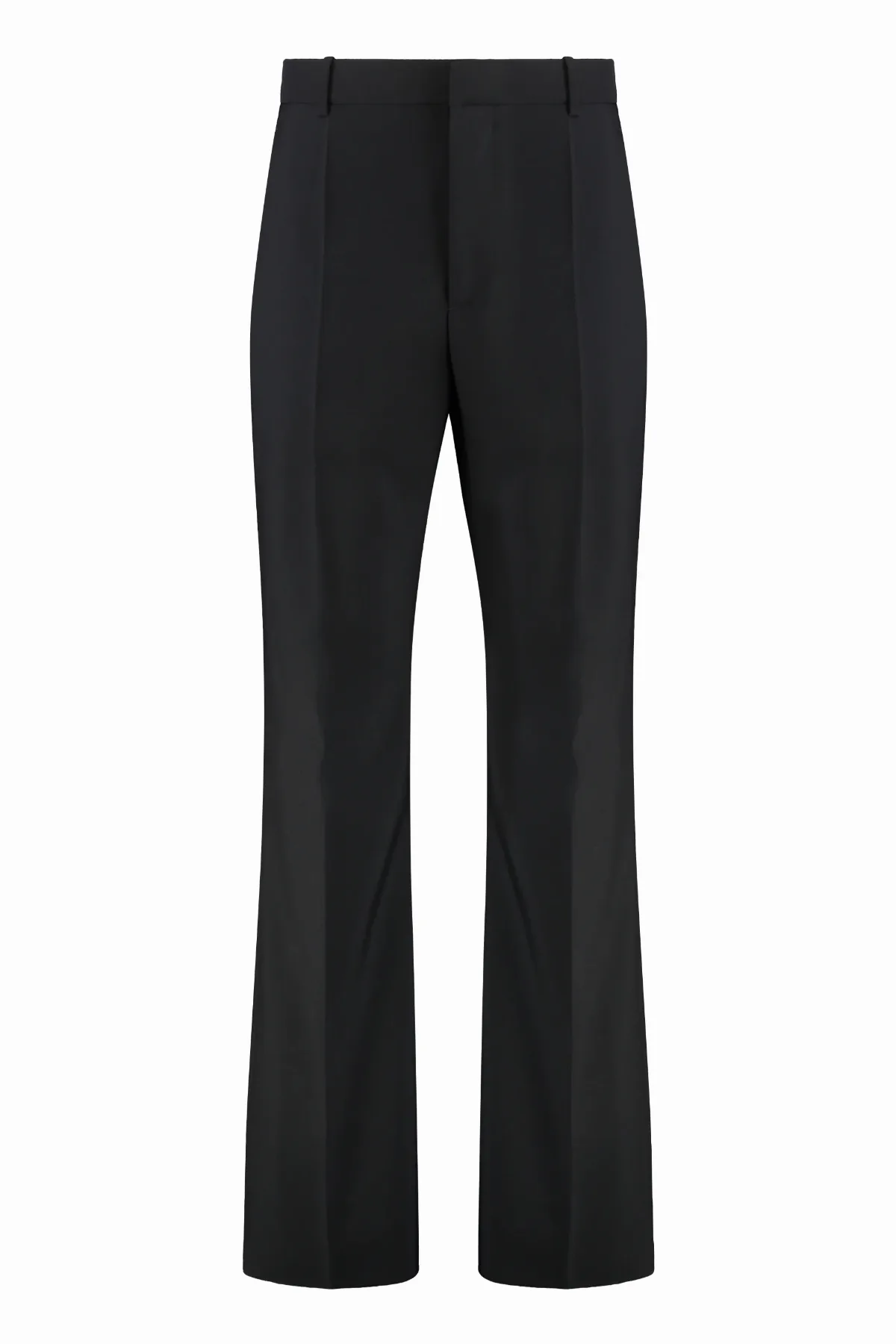 Flared Wool Trousers