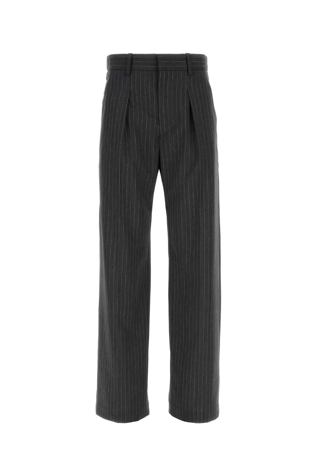 Embroidered Wool Blend Lisetta Pant