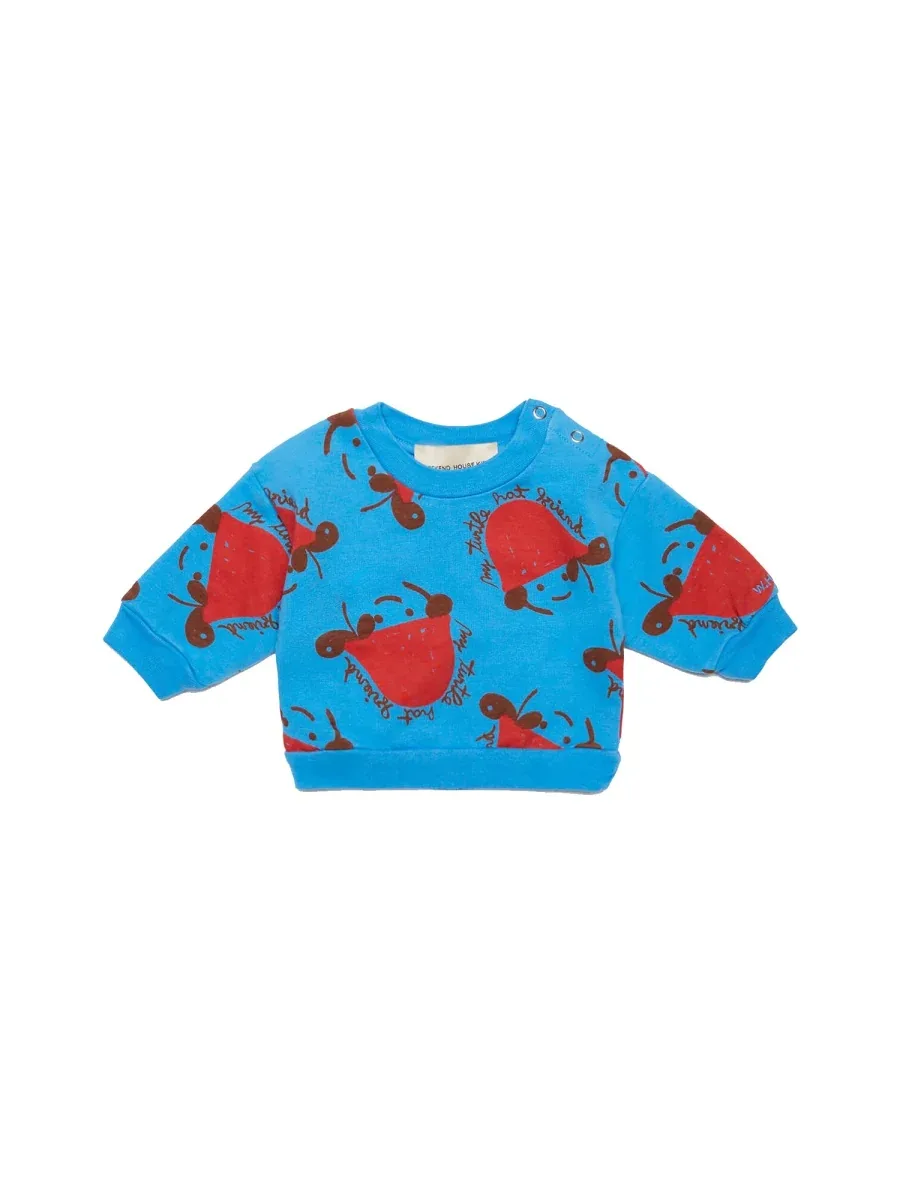Organic Cotton Crewneck Sweatshirt by Weekend House Kids.