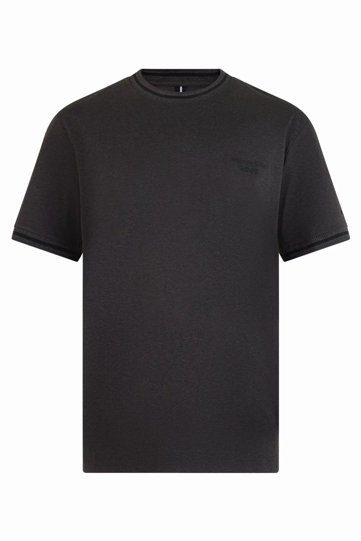 Cotton Embroidered Logo T-Shirt by Hugo Boss