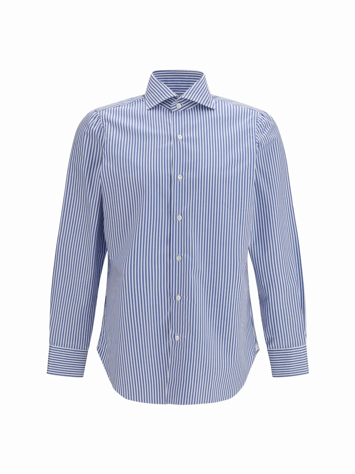 Striped Cotton Shirt by Finamore 1925 Napoli