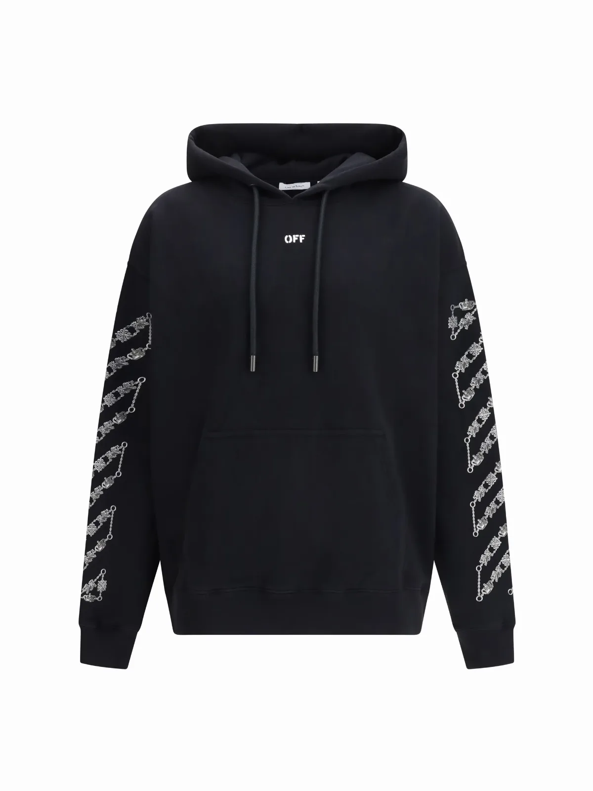 Chain Araldic Arrow Graphic Hoodie by Off-White