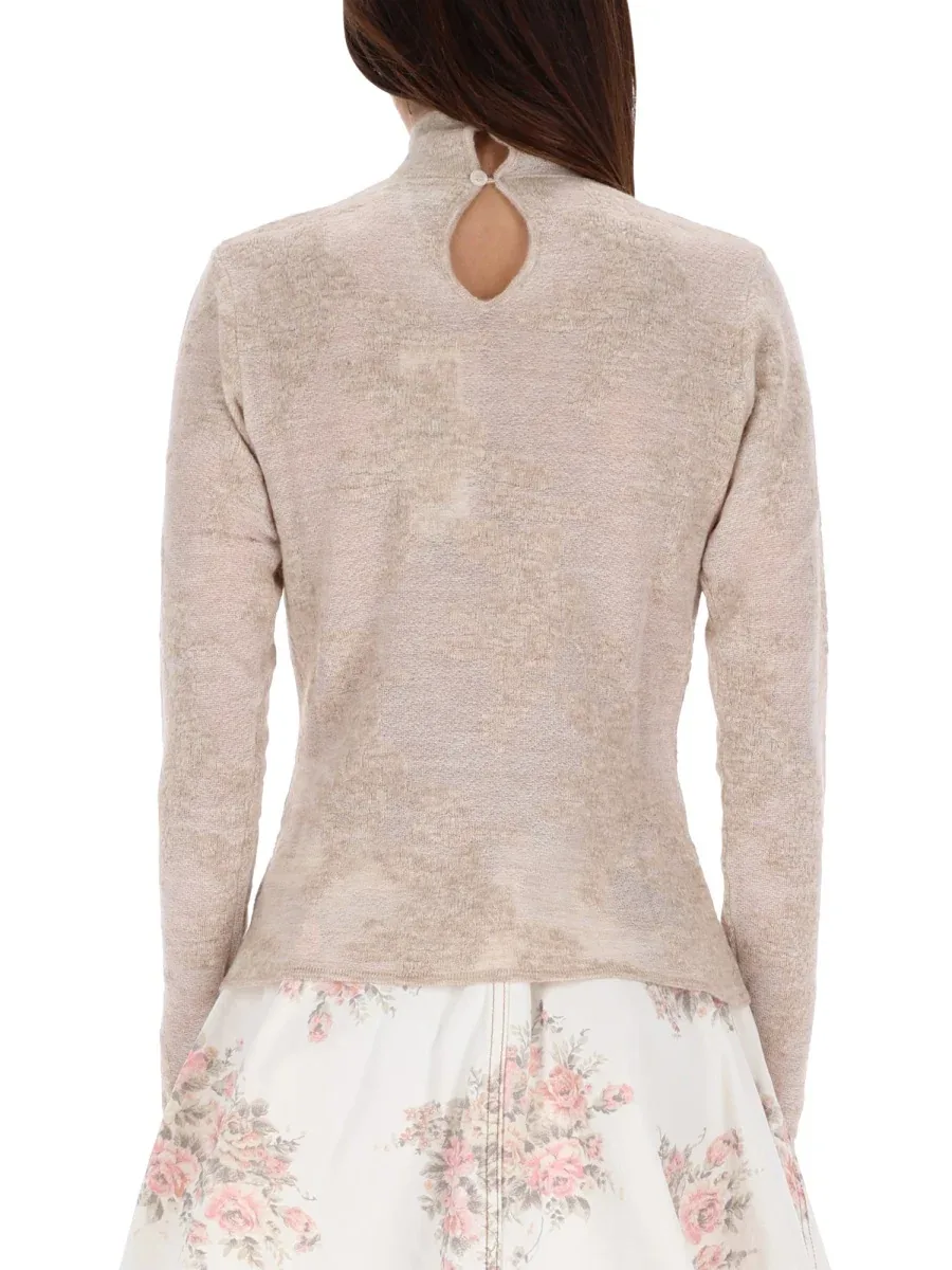 Alpaca Blend Sweater by Ganni
