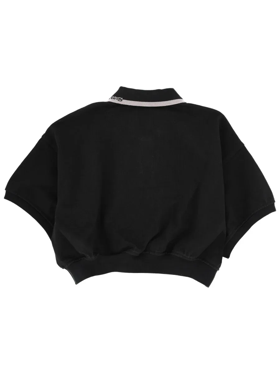 Cropped Cotton Polo by Alexanderwang.T