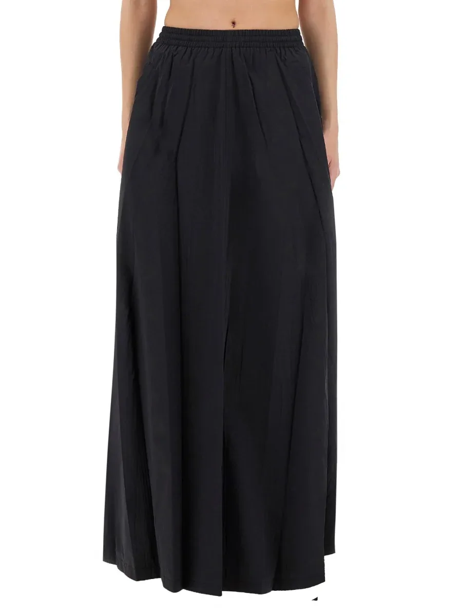 Fluid Polyester Maxi Skirt by Balenciaga