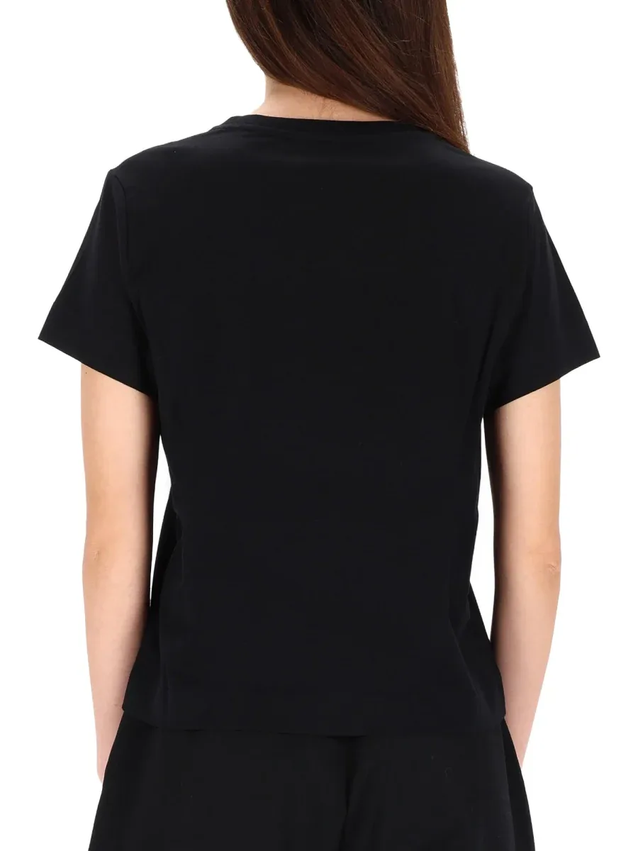 Cotton with Tape Detail T-Shirt