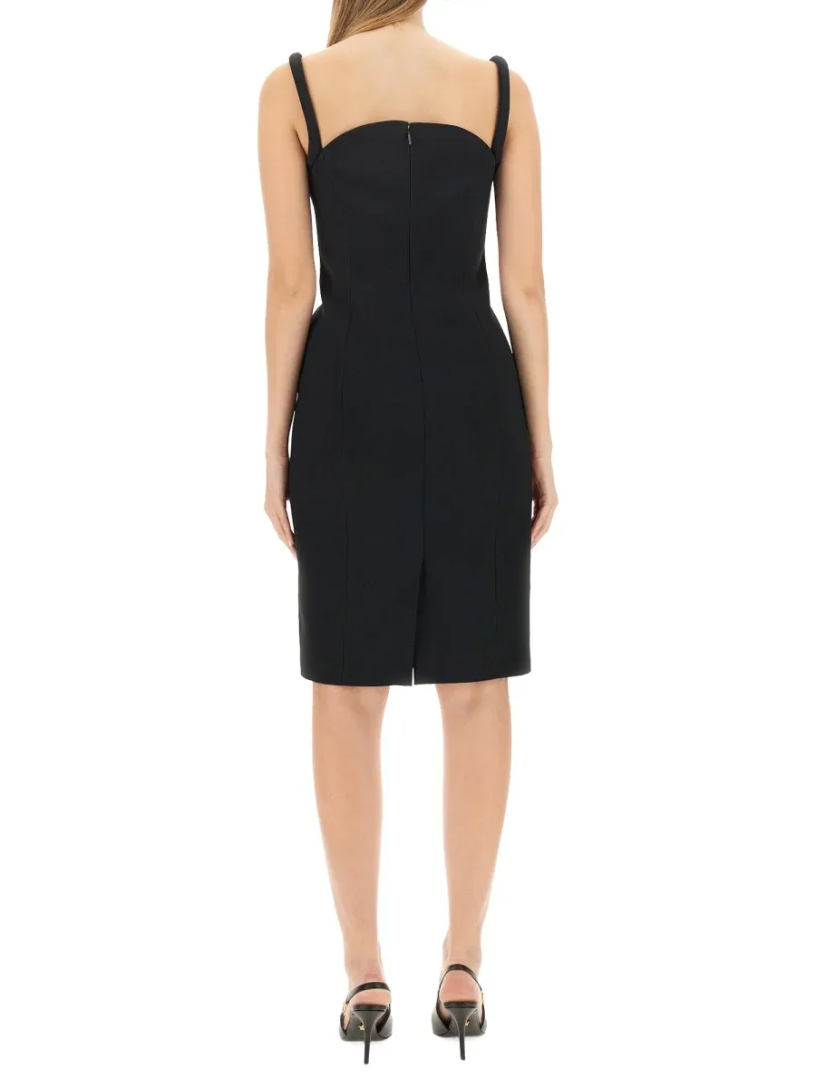 Rolled Midi Dress by Versace