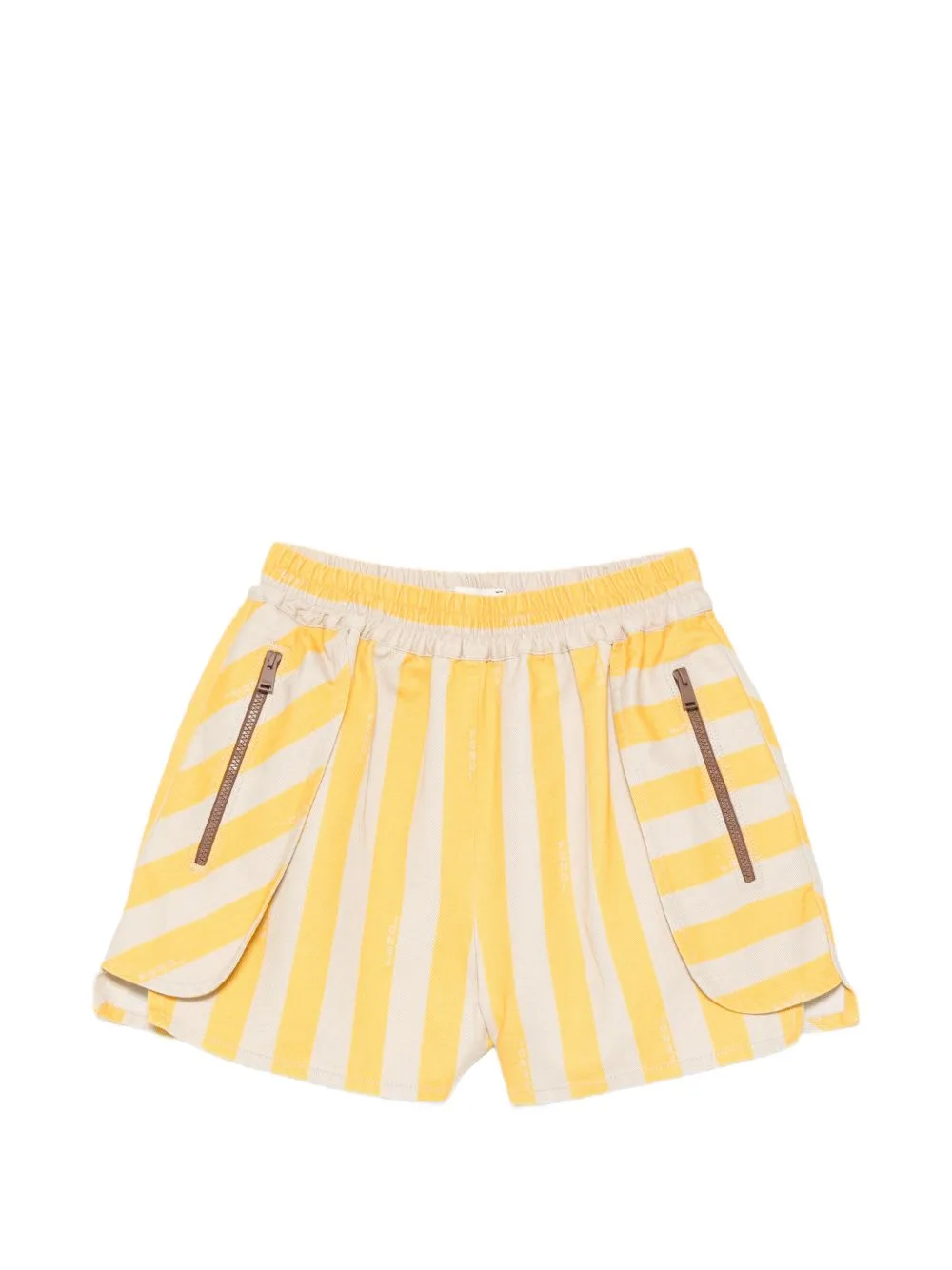 Striped Cotton Shorts