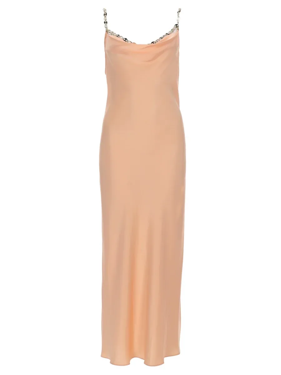 Satin Polyester Midi Dress by Rabanne