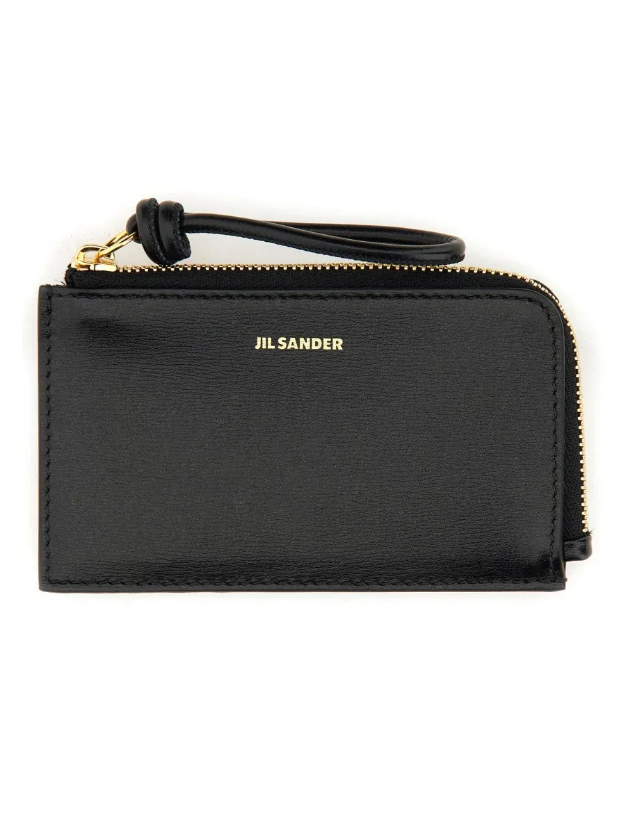 Leather Bifold Wallet by Jil Sander