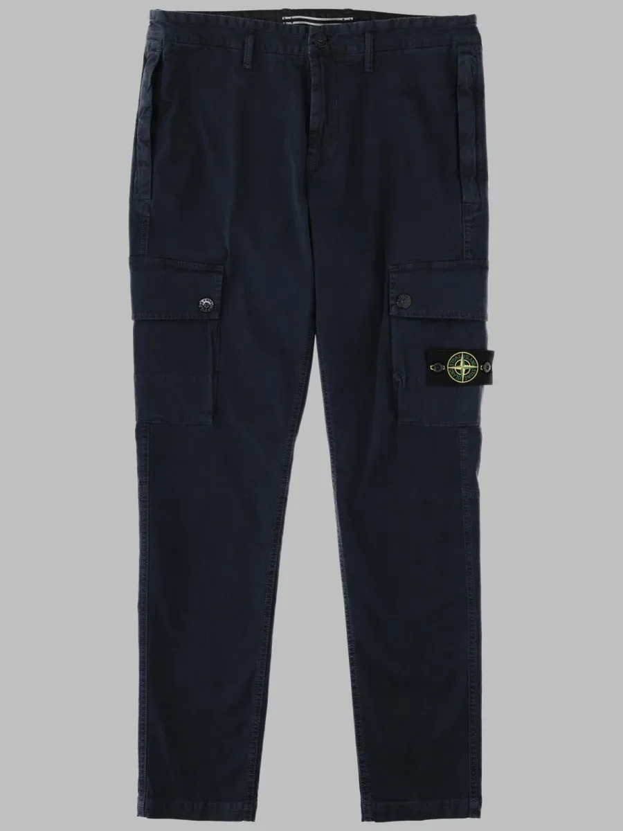 Logo Patch Cotton-Stretch Denim Jeans by Stone Island