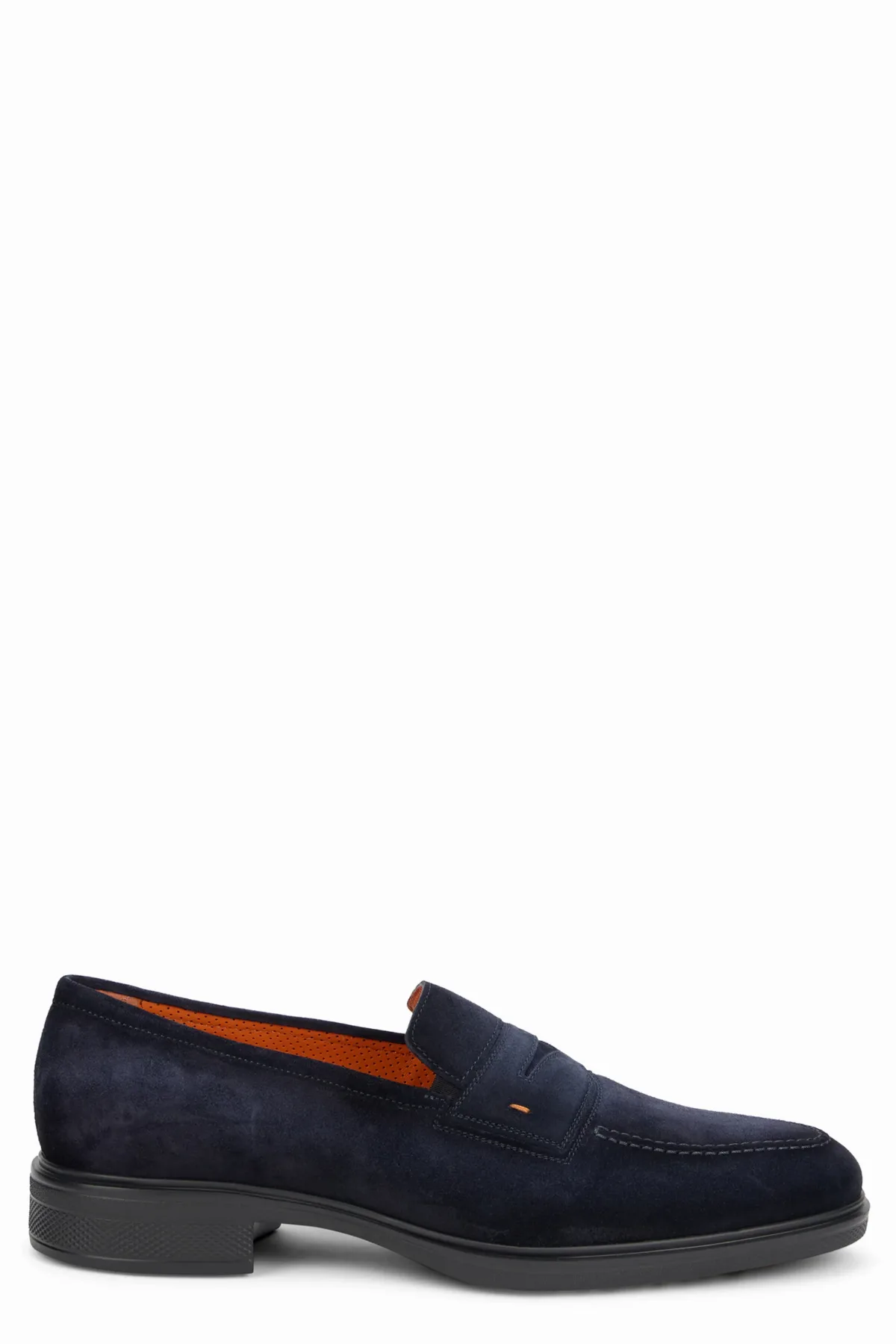 Suede Loafer by Santoni