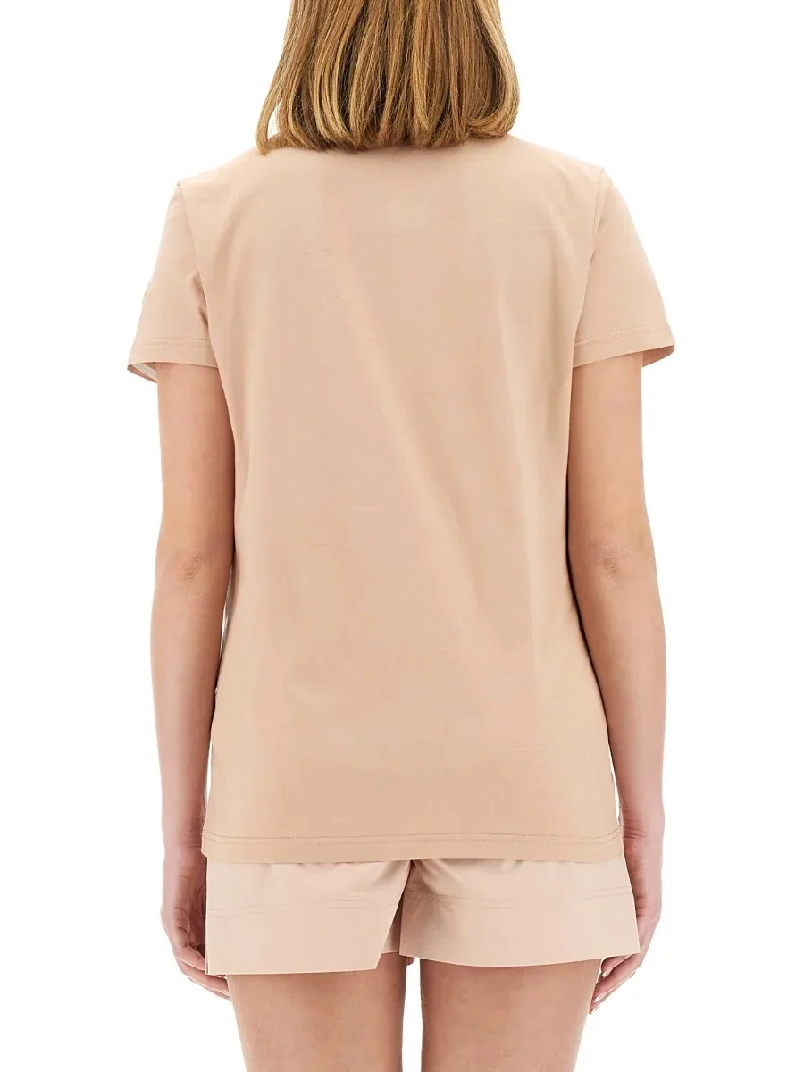 Logo-Print Cotton T-Shirt by Moncler