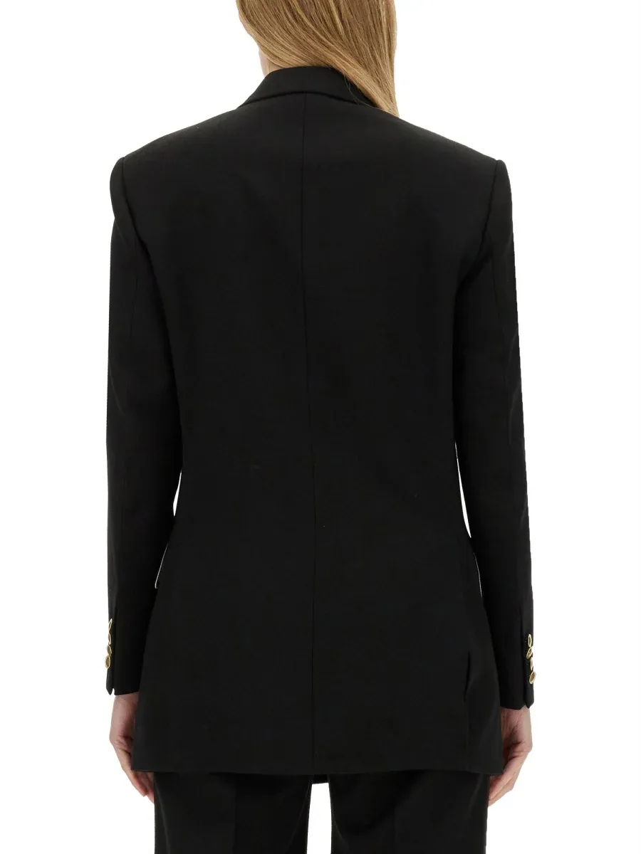 Double-Breasted Wool-Blend Blazer by Victoria Beckham
