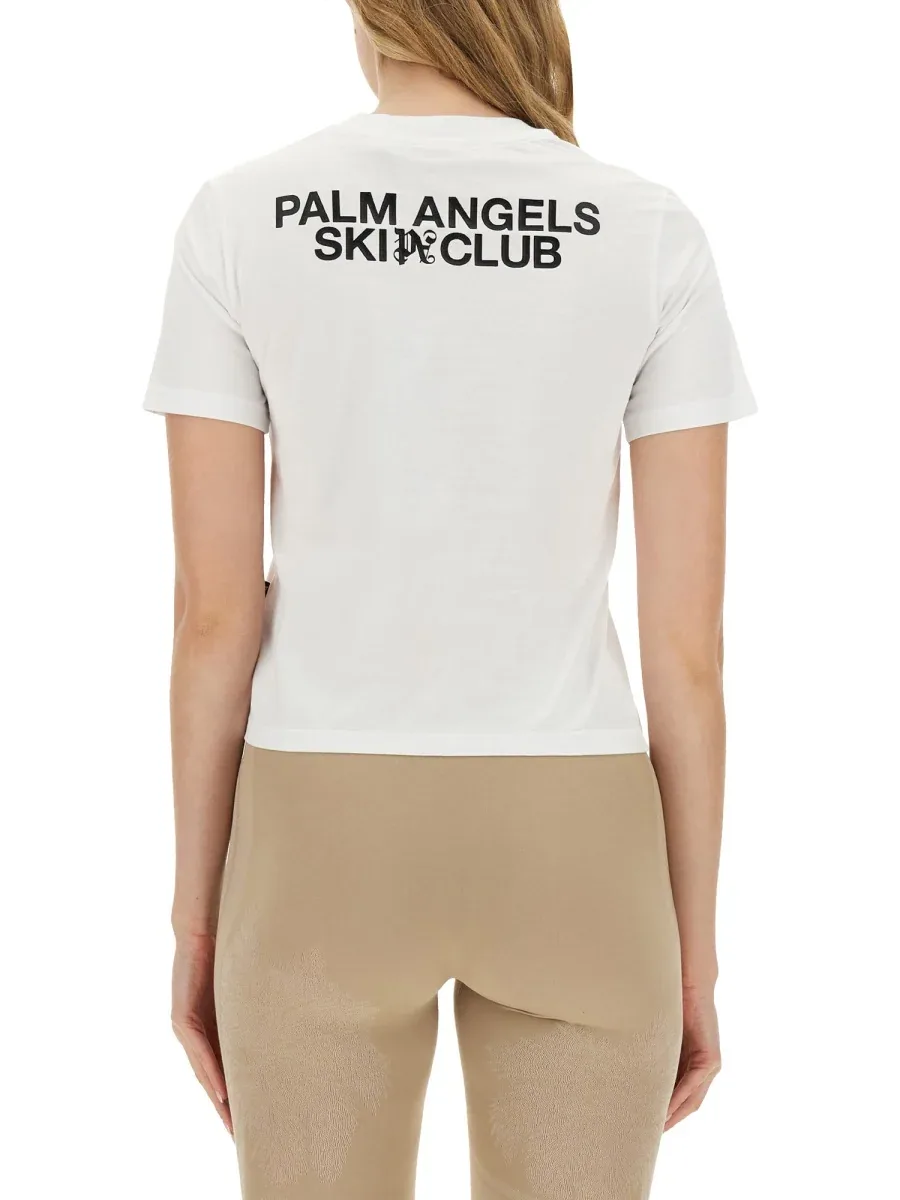 100% Cotton T-Shirt by Palm Angels