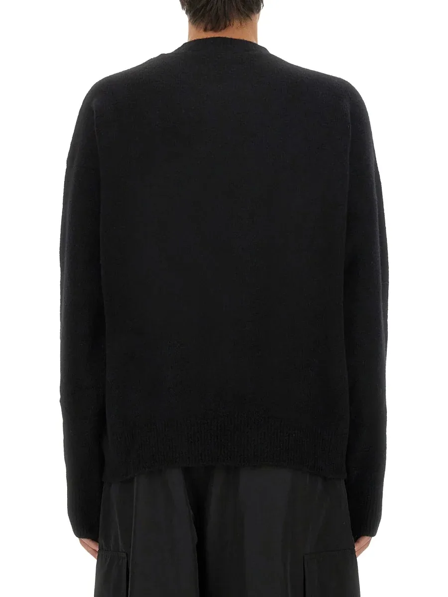 Logo-Embroidered Merino Wool Sweater