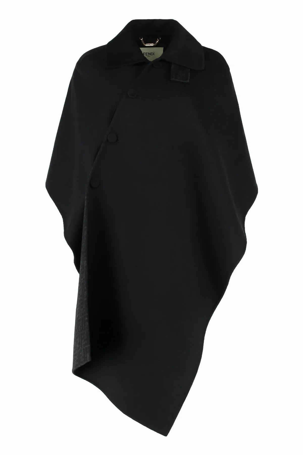 Virgin Wool Cape by Fendi