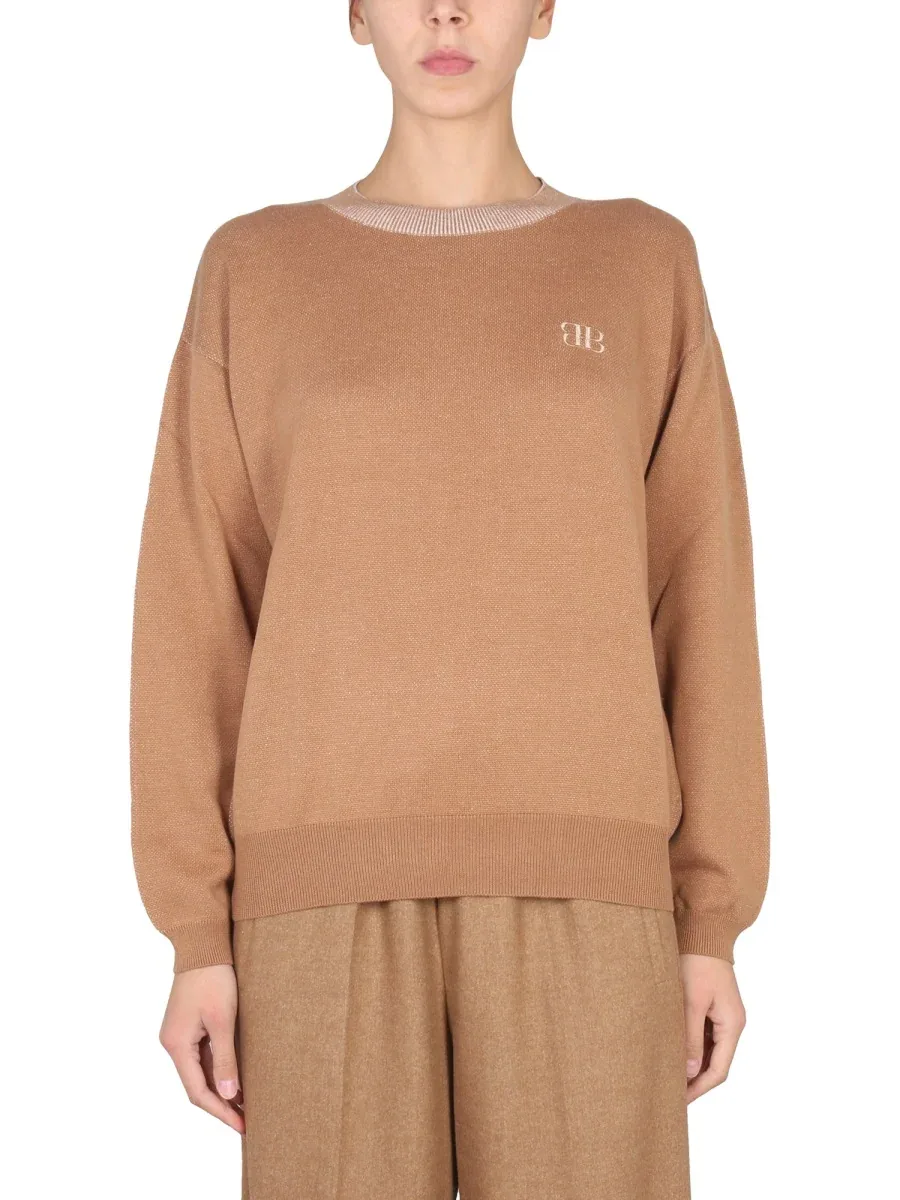 Embroidered Logo Sweater by Ballantyne