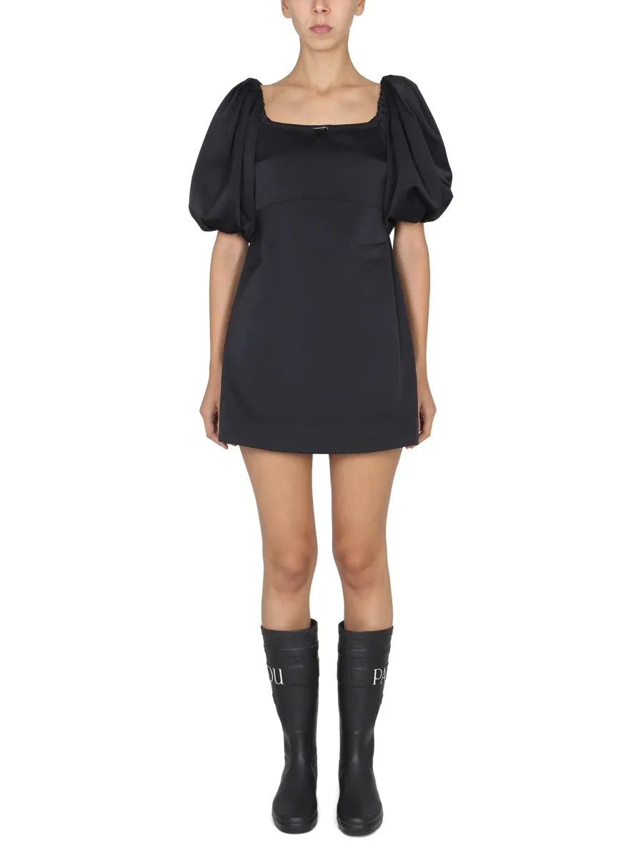 Balloon Sleeve Mini Dress by Patou