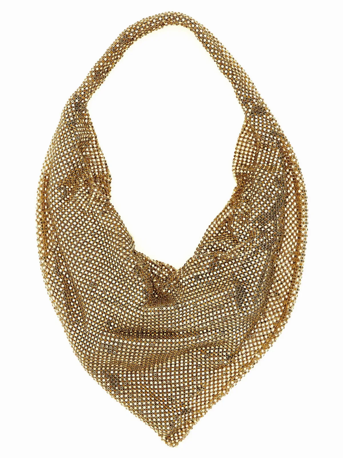 Metal Mesh Crystal Shoulder Bag by Benedetta Bruzziches