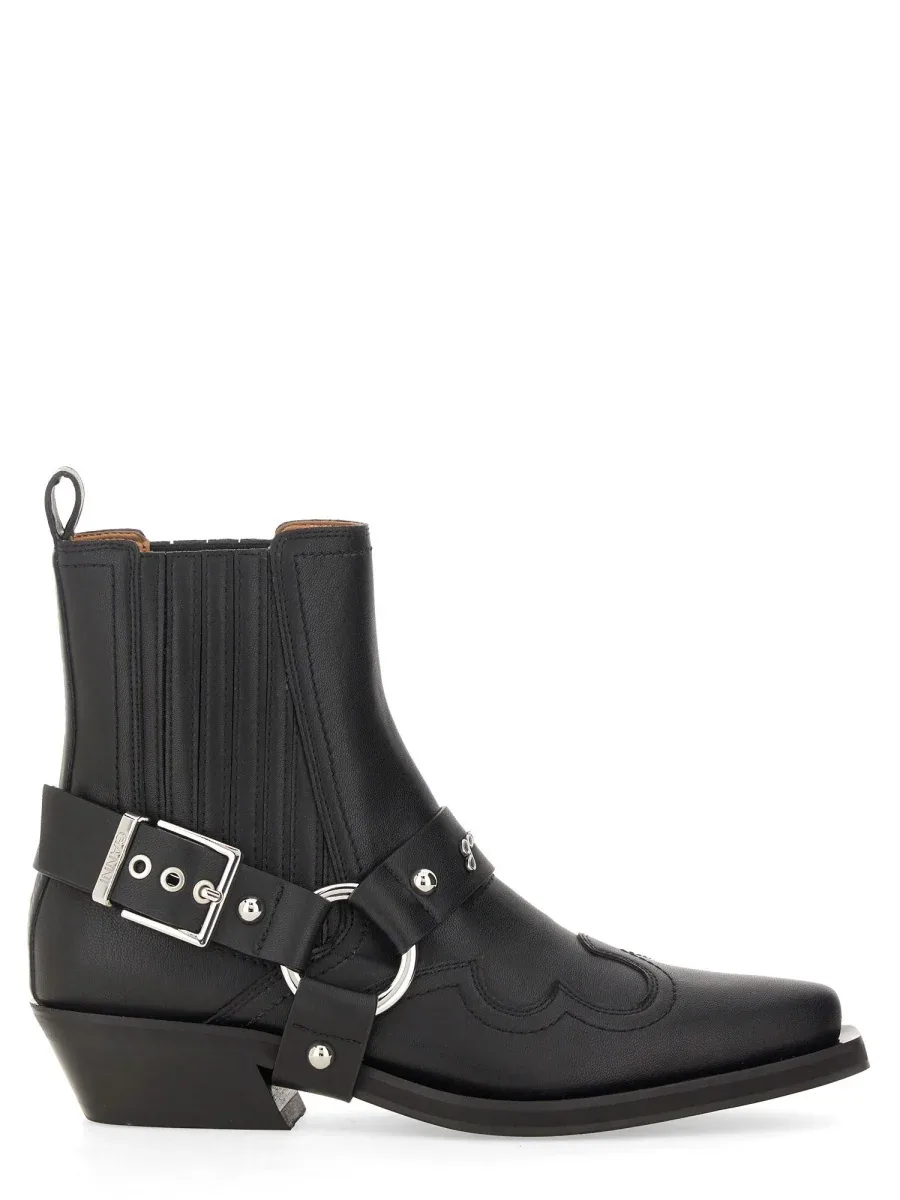 Chelsea Western Boot by Ganni