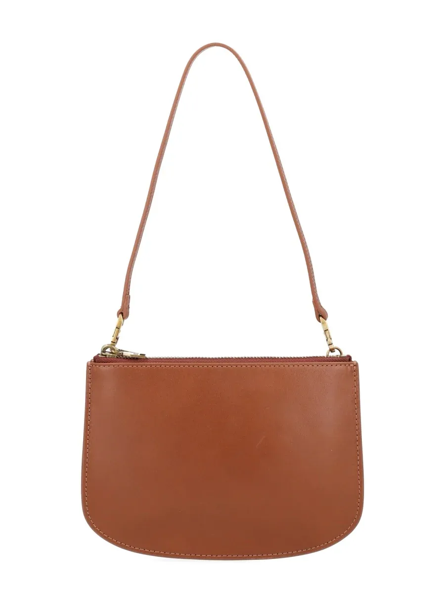 Twin Logo Leather Shoulder Bag by Diesel