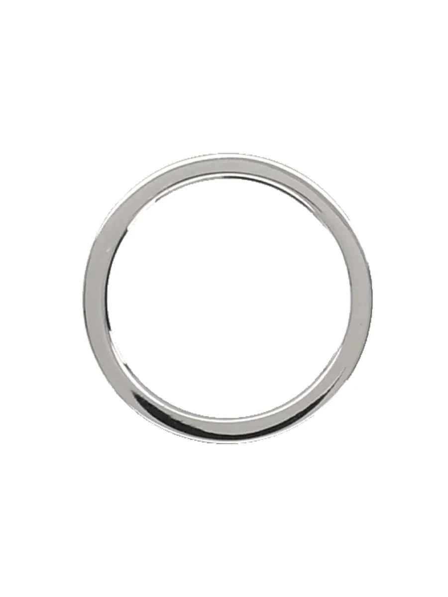 Logo-Stamped Silver Ring by Maison Margiela