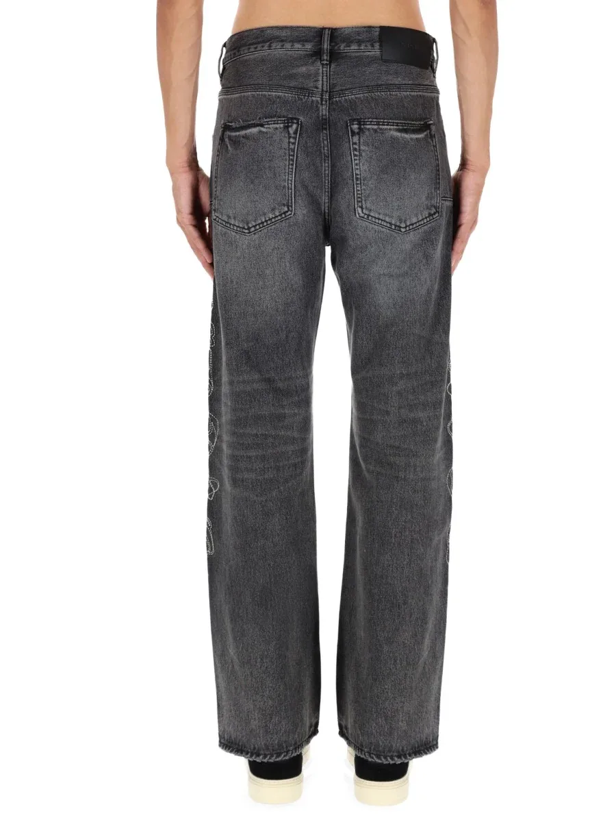 Traced Gothic Wordmark Jeans by Purple Brand