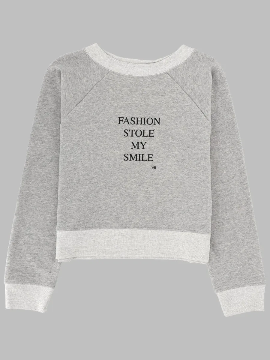 Printed Cotton-Modal Sweatshirt by Victoria Beckham
