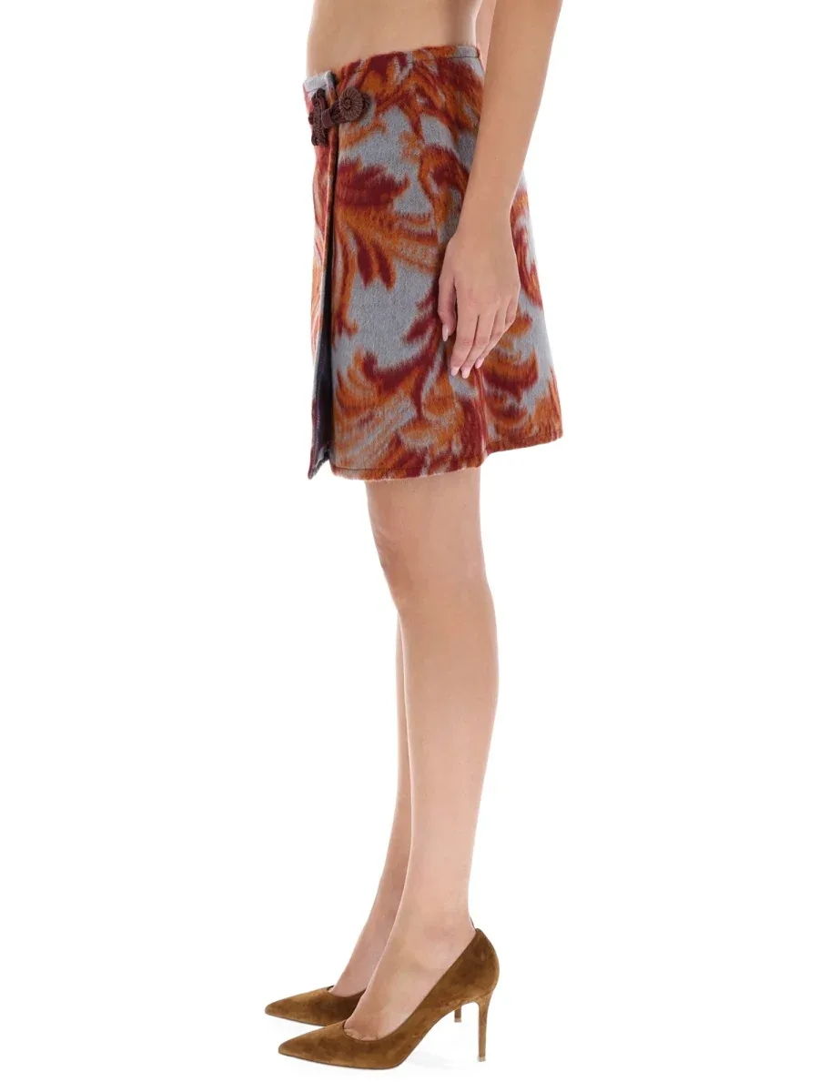 Wool Blend Skirt by ETRO