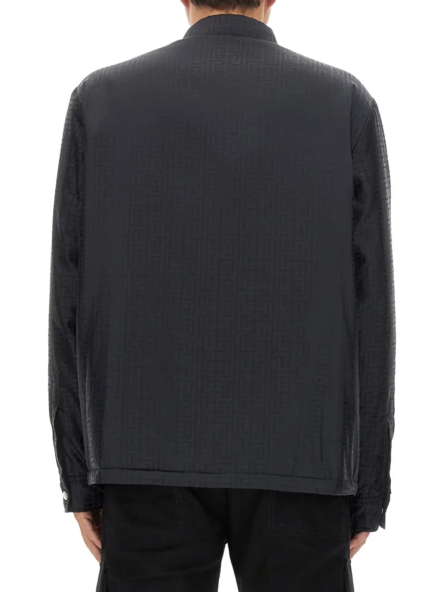 Logo Polyamide Jacket by Balmain