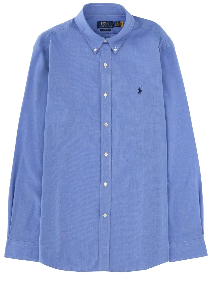 Logo Cotton-Elastane Shirt by Polo Ralph Lauren