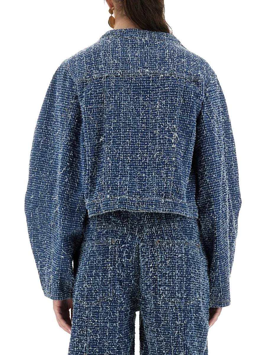 Round Sleeve Cotton Jacket by Rotate Birger Christensen