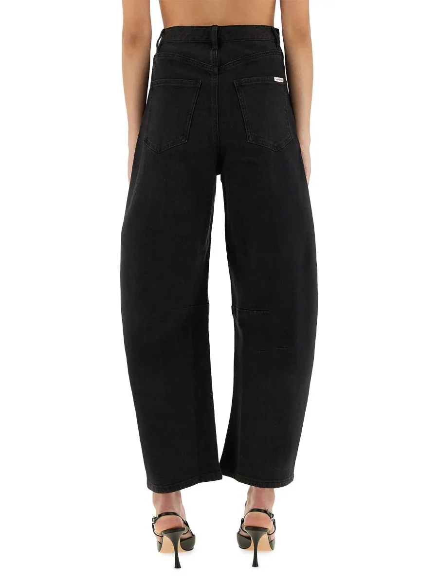 Barrel Leg Jeans by Self-Portrait